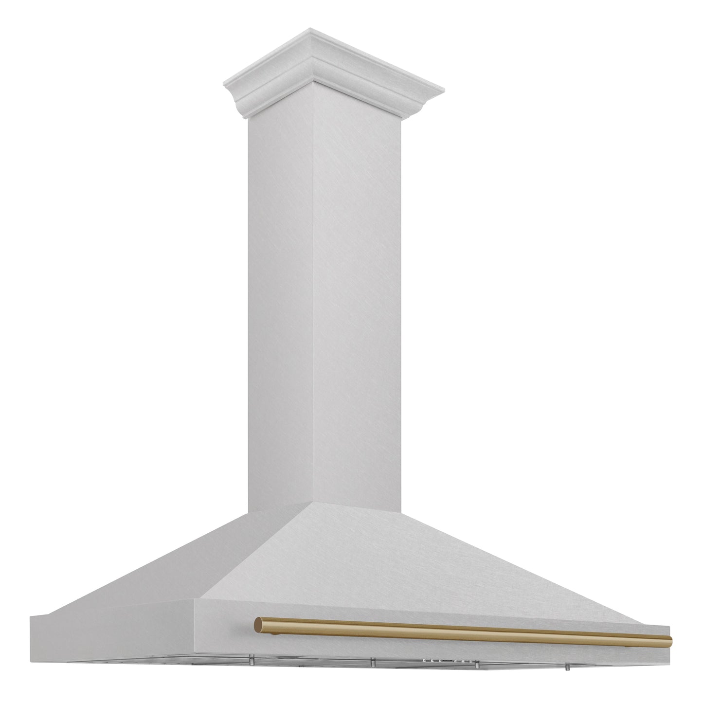 ZLINE 48" Autograph Edition DuraSnow Range Hood - Stainless Steel Shell and Accents