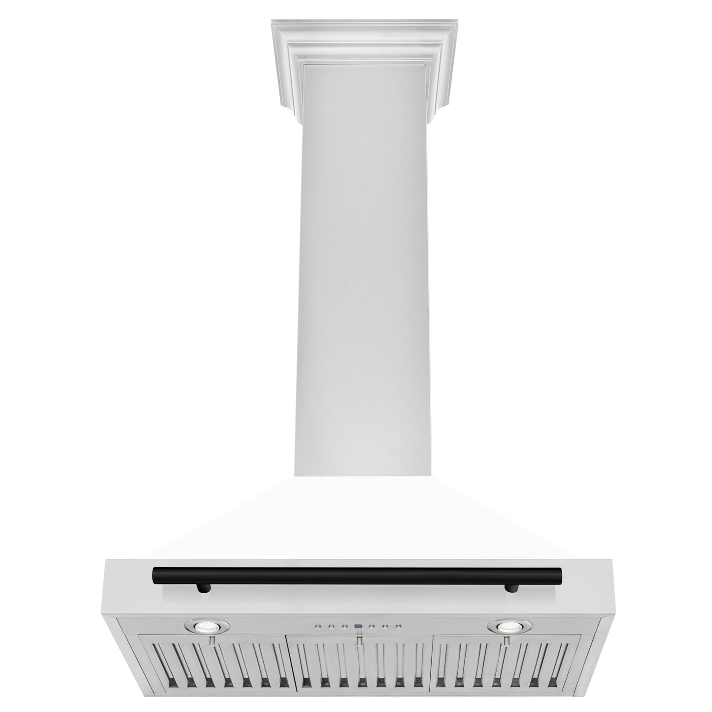ZLINE 30" Autograph Edition Stainless Steel Range Hood - Matte White Shell & Accents