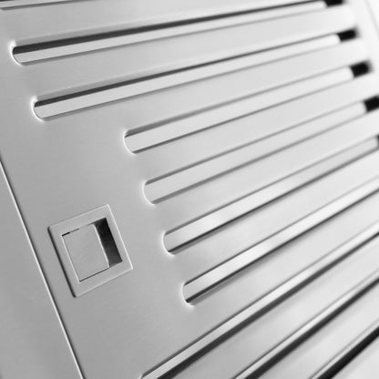 ZLINE Alpine Series Convertible Island Mount Range Hood - Stainless Steel