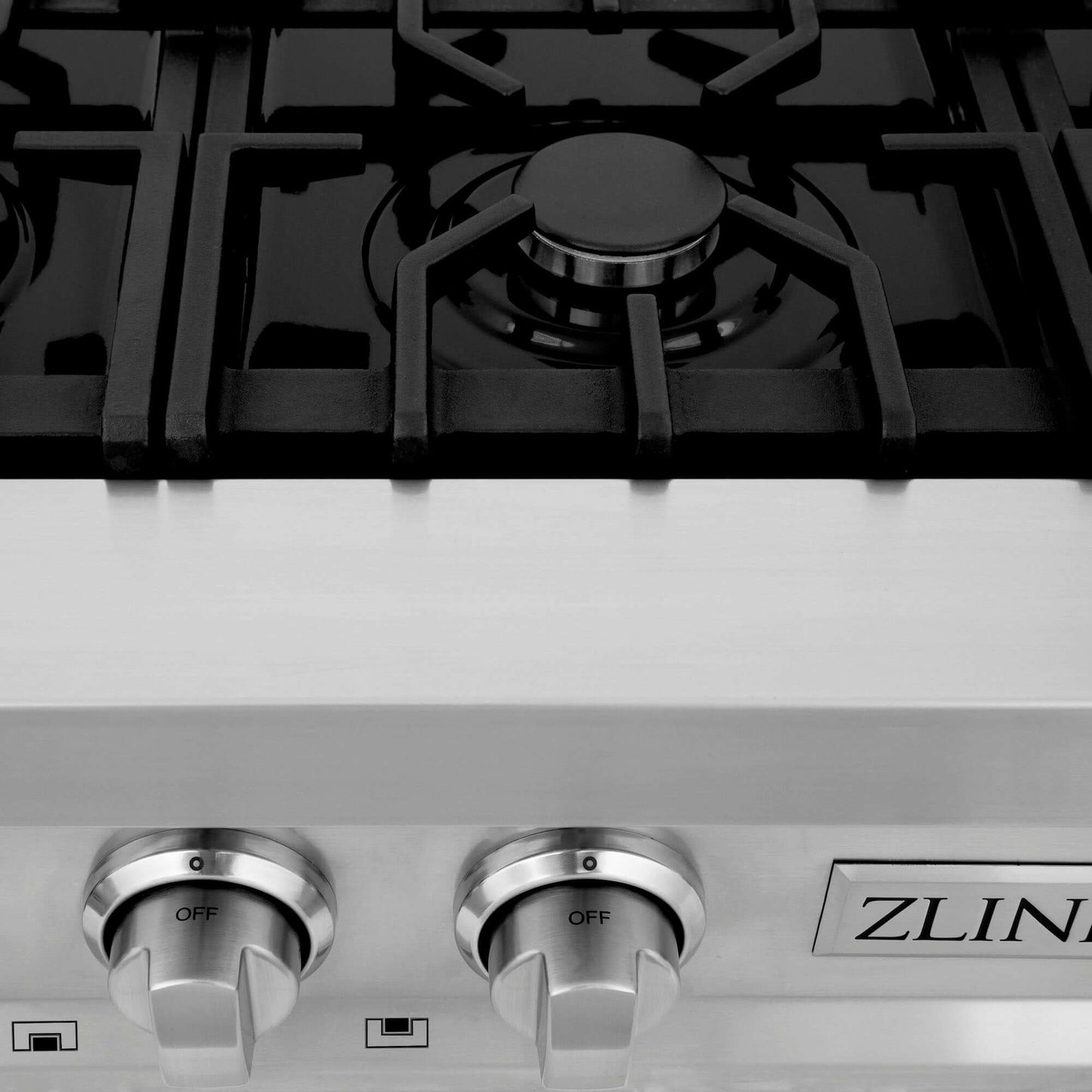 ZLINE 2-Appliance Kitchen Package with 36" Stainless Steel Rangetop and 30" Double Wall Oven