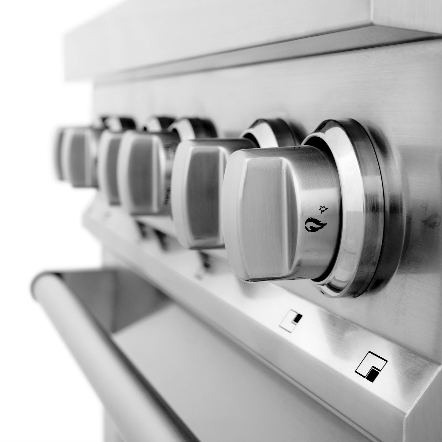 ZLINE 2-Appliance Kitchen Package with 30" Stainless Steel Dual Fuel Range and Over the Range Microwave with Traditional Handle