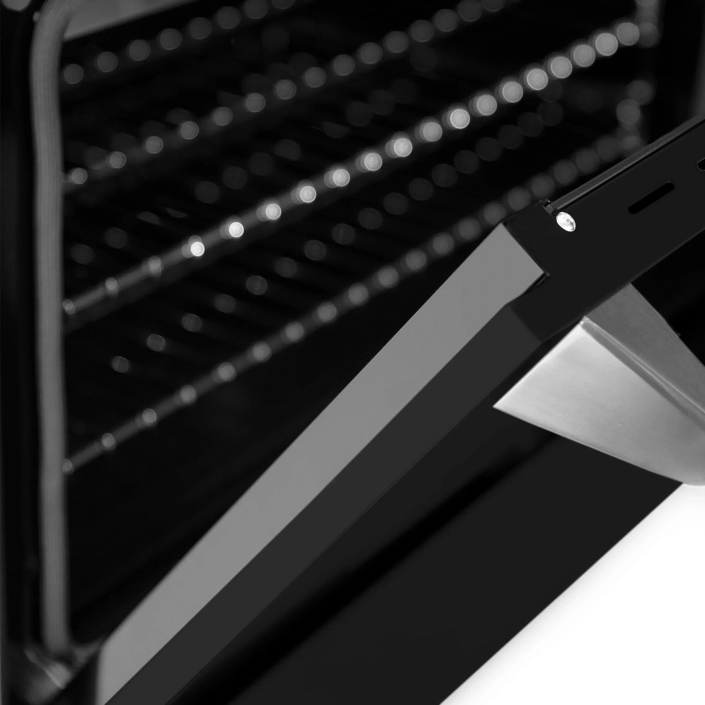 ZLINE 30" 4-Element Induction Range with Electric Oven - Stainless Steel with Black Matte Door