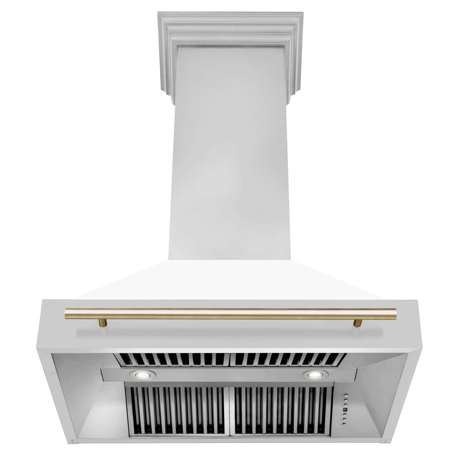 ZLINE Autograph Edition 36" Range Hood - Stainless Steel with Matte White Shell