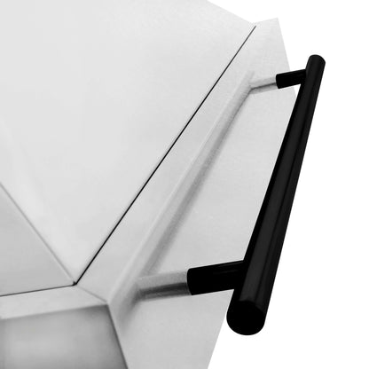 ZLINE 36" Autograph Edition Range Hood - Fingerprint Resistant with Stainless Steel Shell and Colored Handle