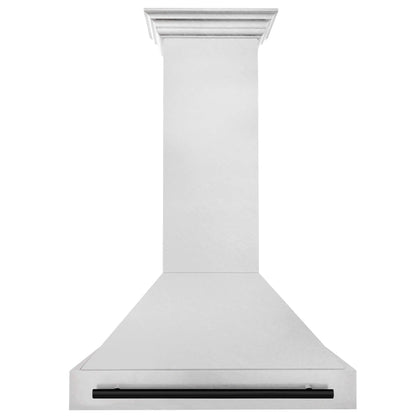 ZLINE 36" Autograph Edition Range Hood - Fingerprint Resistant with Stainless Steel Shell and Colored Handle