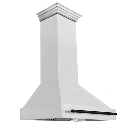 ZLINE 36" Autograph Edition Range Hood - Fingerprint Resistant with Stainless Steel Shell and Colored Handle