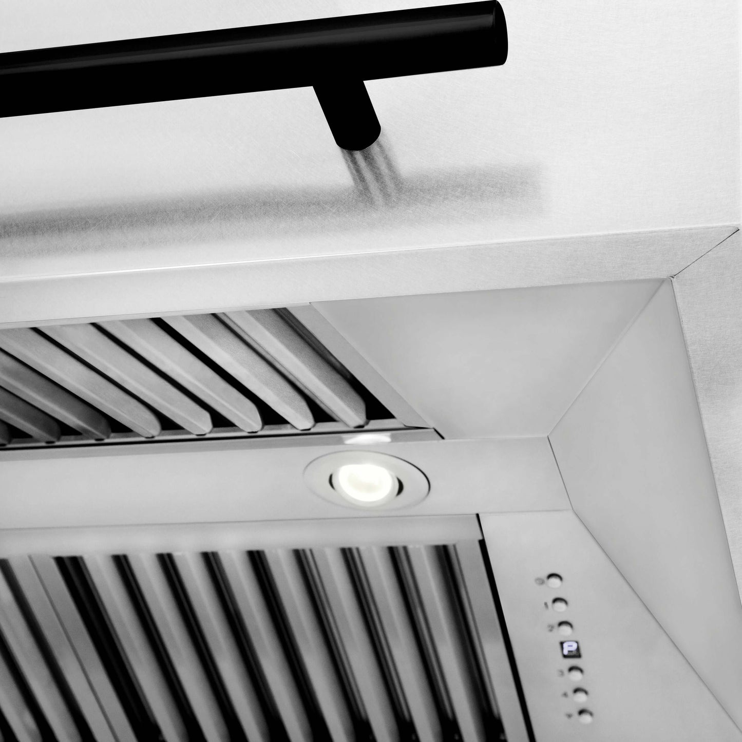 ZLINE Autograph Edition 36" Range Hood with DuraSnow Steel Shell - Matte White and Accented Handle