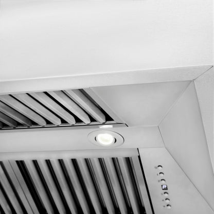 ZLINE 3-Appliance 48" Kitchen Package with DuraSnow Stainless Dual Fuel Range, Ducted Vent Range Hood, and Tall Tub Dishwasher