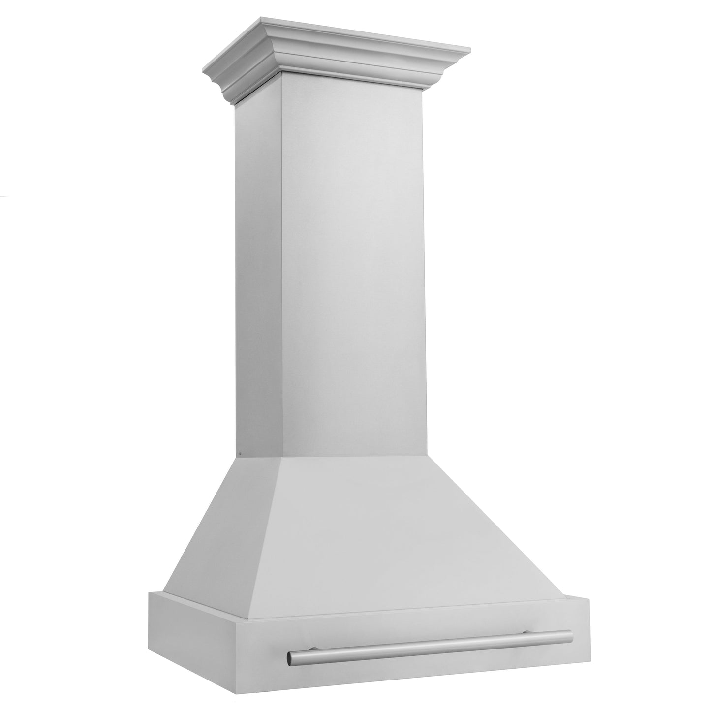 ZLINE 30" Stainless Steel Range Hood - Colored Shell Options and Stainless Steel Handle