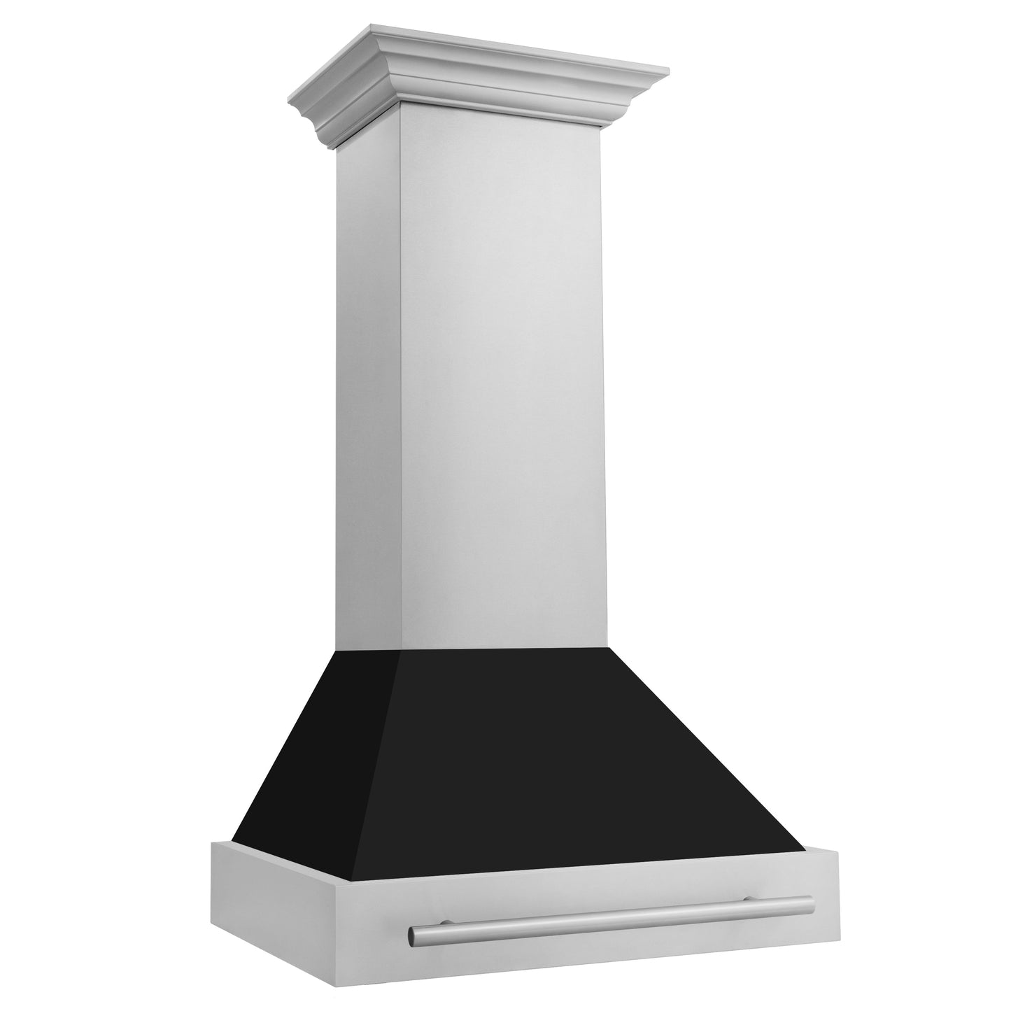 ZLINE 30" Stainless Steel Range Hood - Colored Shell Options and Stainless Steel Handle