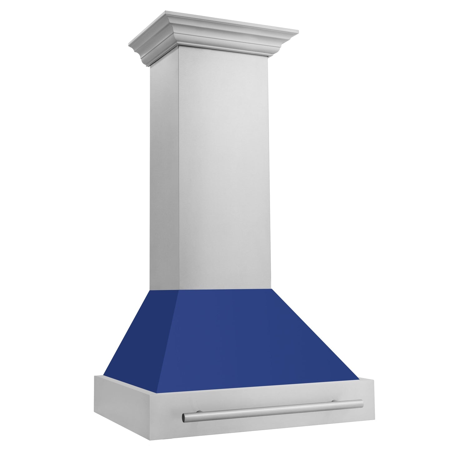 ZLINE 30" Stainless Steel Range Hood - Colored Shell Options and Stainless Steel Handle