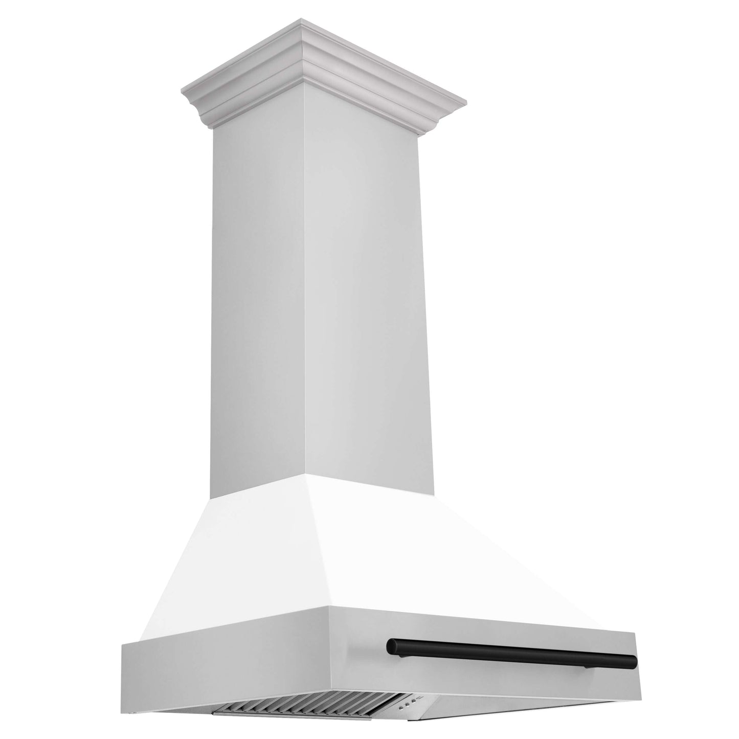 ZLINE 30" Autograph Edition Range Hood - Stainless Steel Shell and Matte White Accents