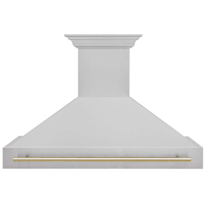 ZLINE Autograph Edition 48" Range Hood - DuraSnow with Stainless Steel Shell