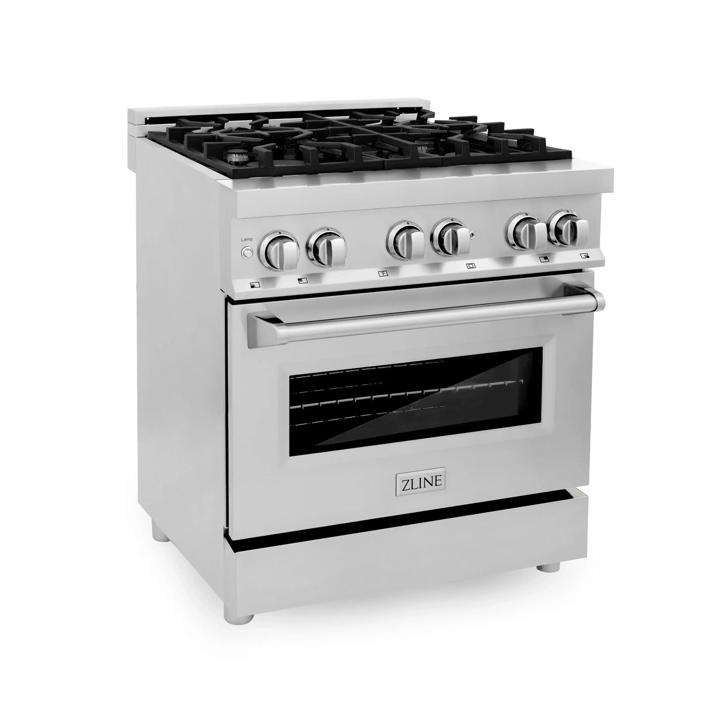 ZLINE 30" Dual Fuel Range - Stainless Steel, Gas Stove, and Electric Oven