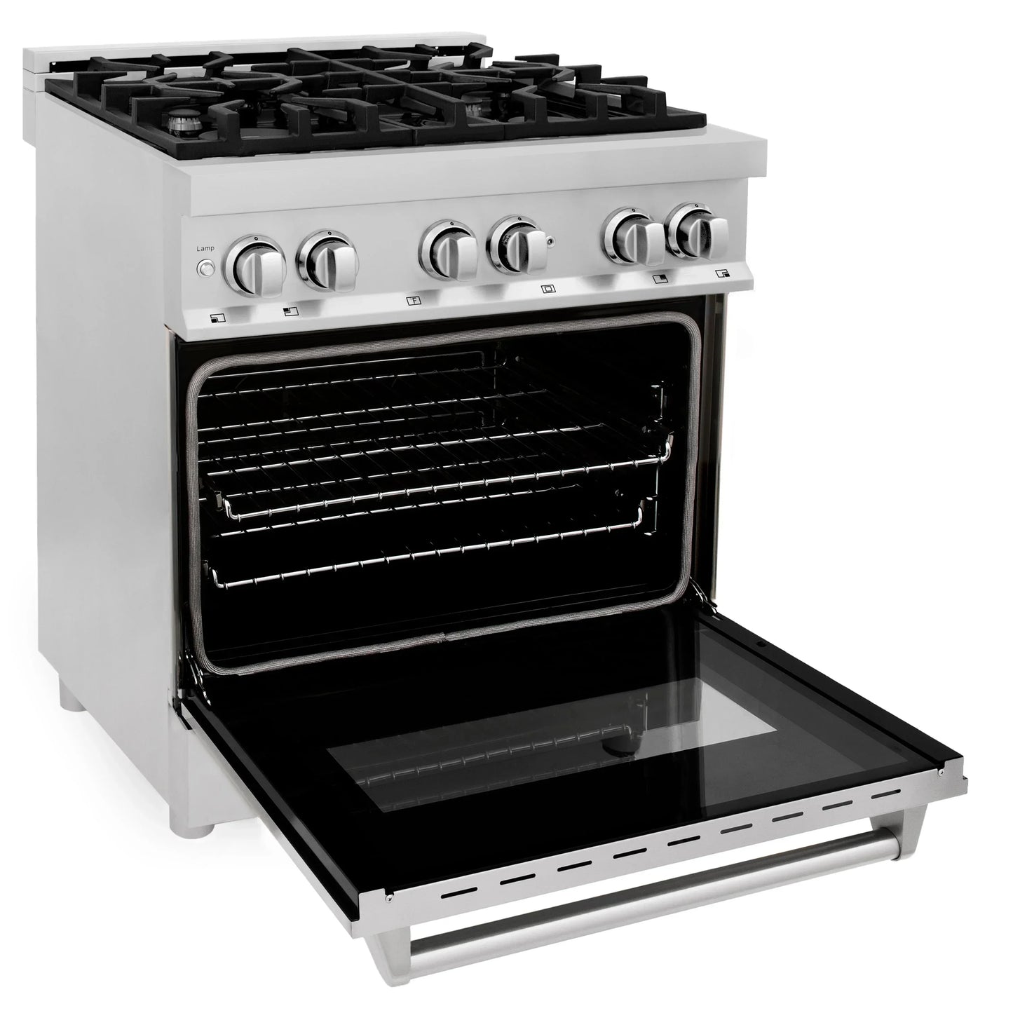 ZLINE 30" Dual Fuel Range - Stainless Steel, Gas Stove, and Electric Oven