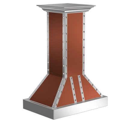 ZLINE 30 in. Designer Series Island Range Hood - Copper Color