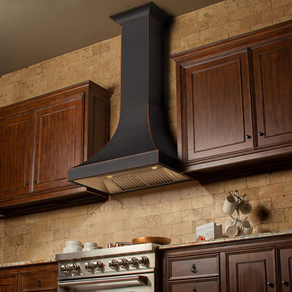 ZLINE Designer Series Wall Range Hood - Oil Rubbed Bronze