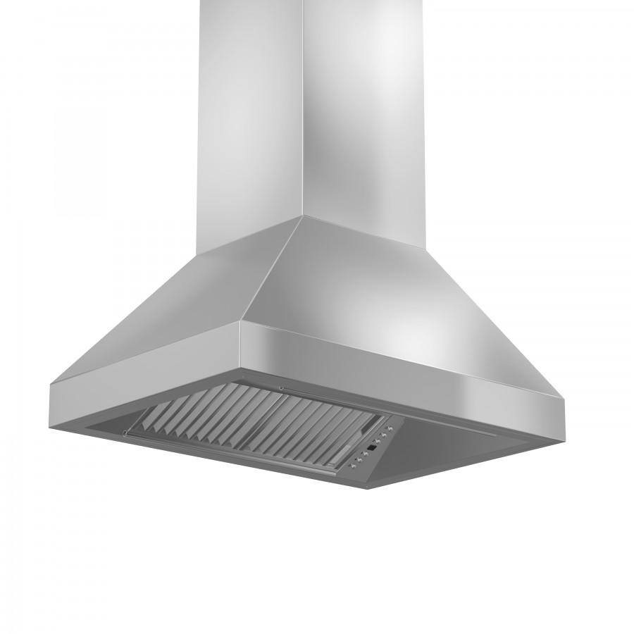 ZLINE Remote Blower Island Mount Range Hood - Stainless Steel