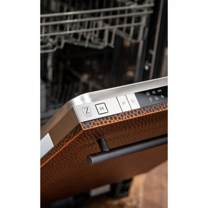 ZLINE 18" Compact Top Control Dishwasher - Stainless Steel Tub with Modern Handle