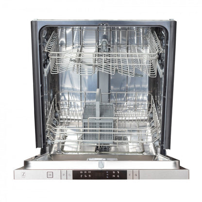 ZLINE 3-Appliance 30" Kitchen Package with DuraSnow Stainless Dual Fuel Range, Ducted Vent Range Hood, and Dishwasher