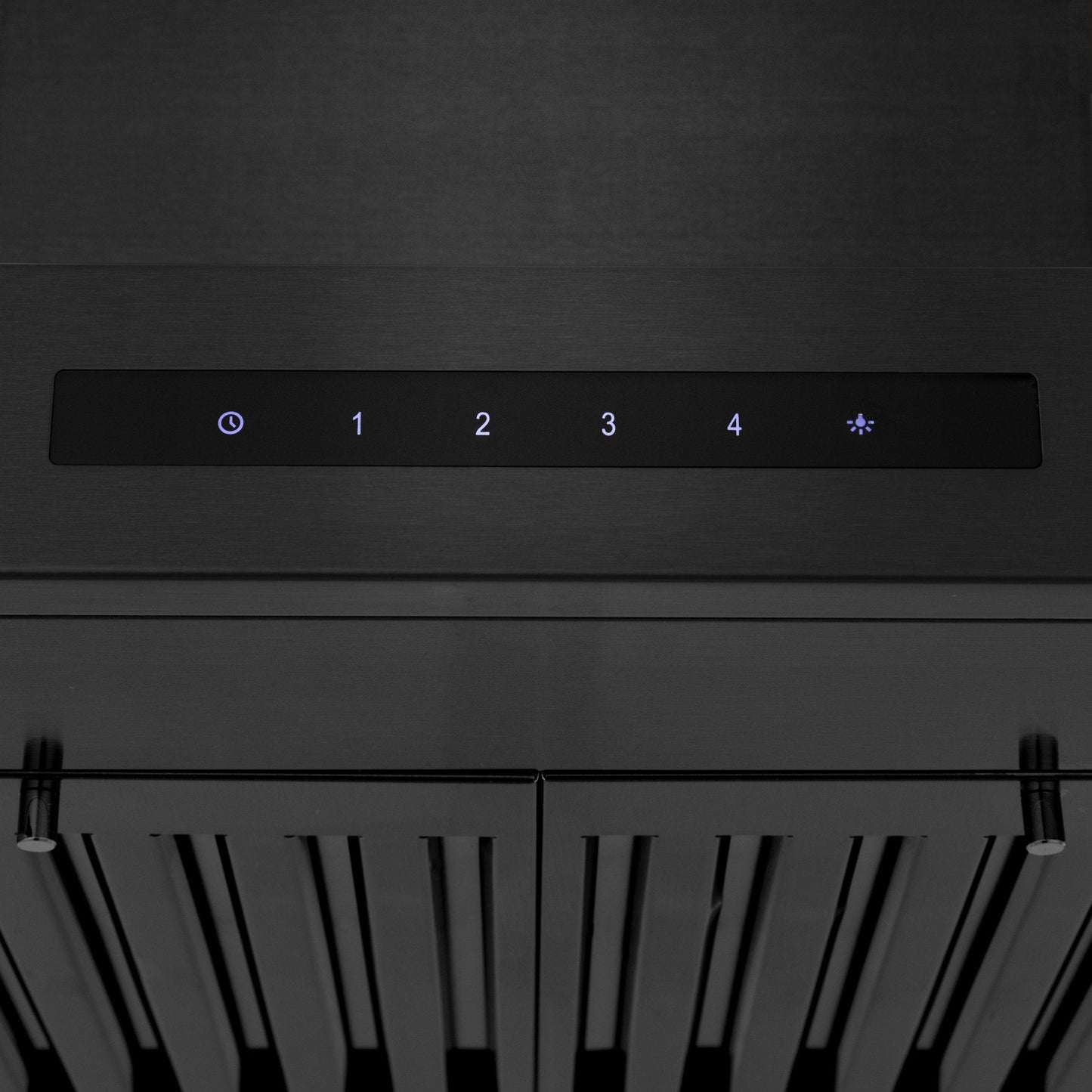 ZLINE Convertible Vent Wall Mount Range Hood - Black Stainless Steel