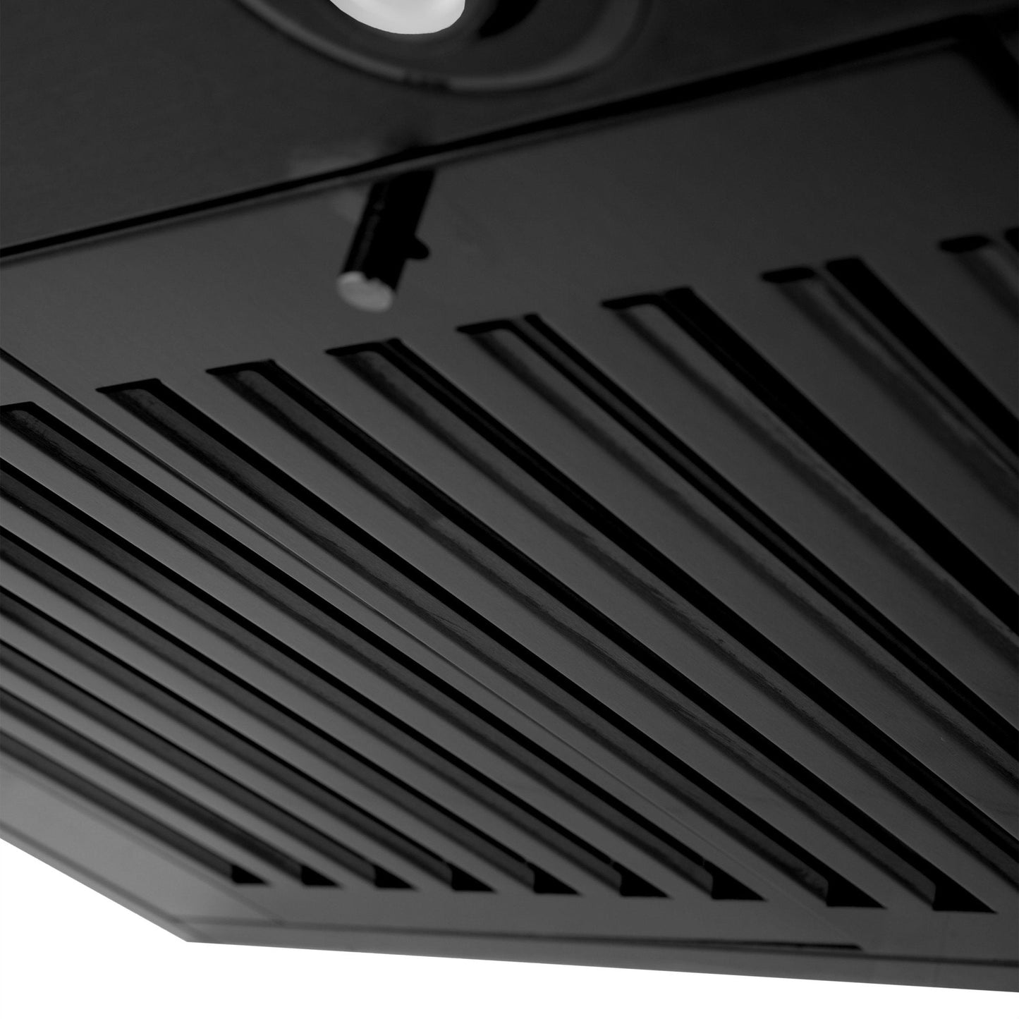 ZLINE Convertible Vent Wall Mount Range Hood - Black Stainless Steel