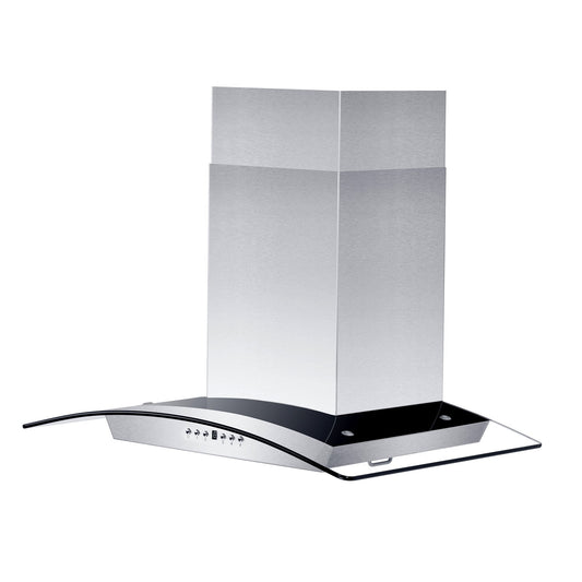 ZLINE Convertible Vent Wall Mount Range Hood - Stainless Steel & Glass