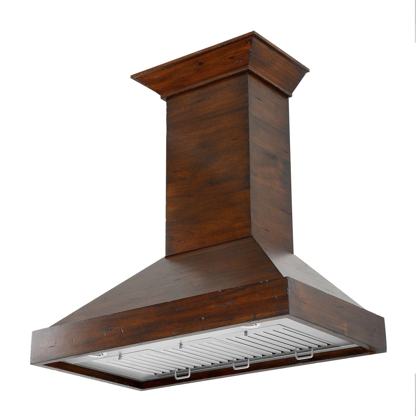 ZLINE Convertible Vent Wooden Wall Mount Range Hood - Walnut