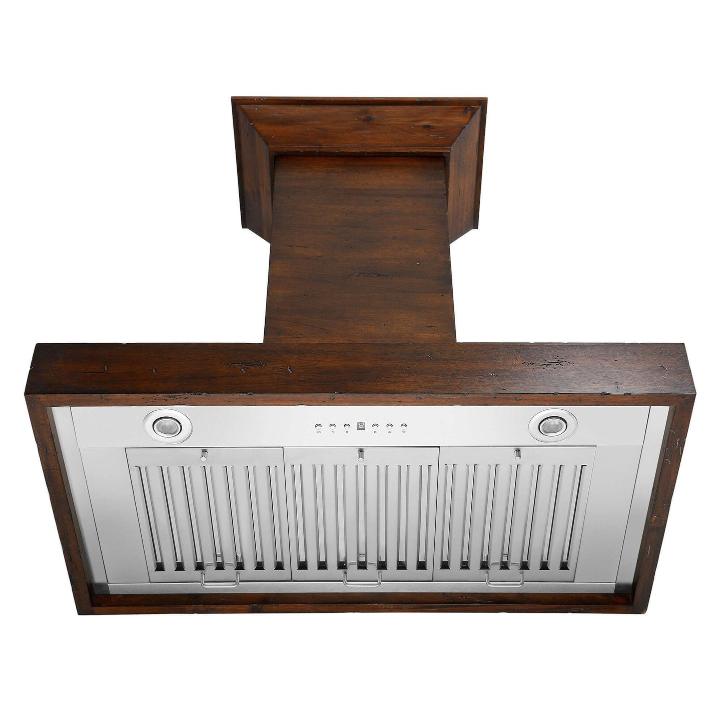 ZLINE Convertible Vent Wooden Wall Mount Range Hood - Walnut